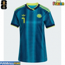 Kolumbien Luis Diaz #7 Auswärtstrikot Frauen WM 2026 Kurzarm